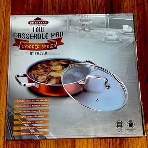 Chef Line Cookware Low Casserole Pan
